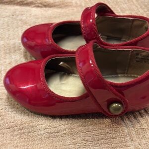 Sugar Red Patent Mary Janes Shoes